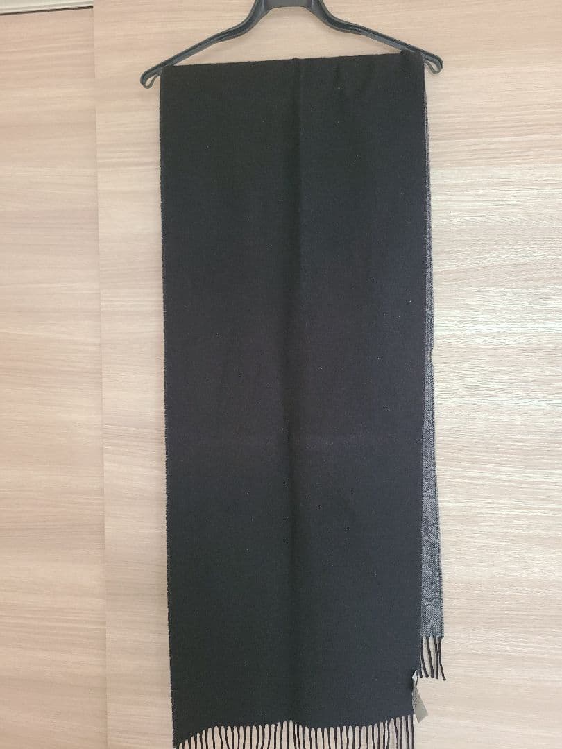 Dior ウールマフラー グレー ブラック