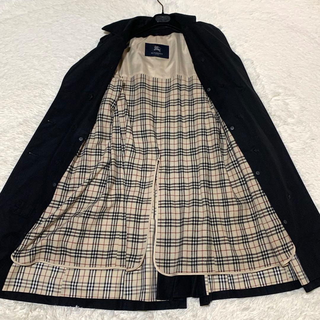 美品　バーバリーロンドン　トレンチ　ロング丈　　ライナー　ベルト　チェック　XL