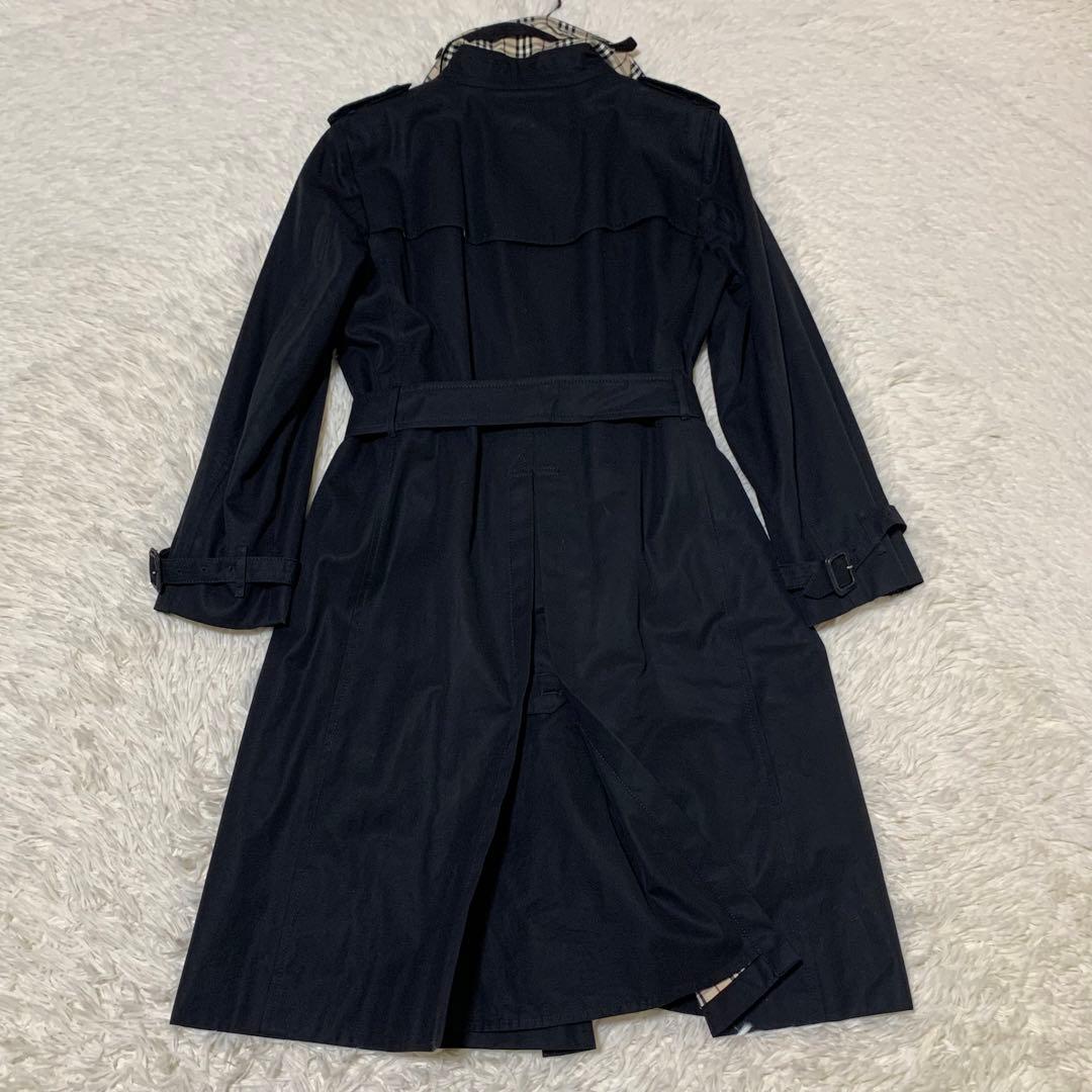 美品　バーバリーロンドン　トレンチ　ロング丈　　ライナー　ベルト　チェック　XL