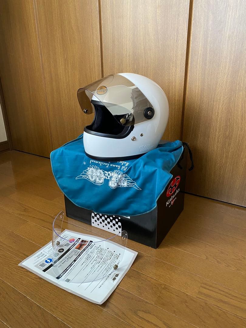 TT&CO.スター フルフェイスヘルメット ホワイト