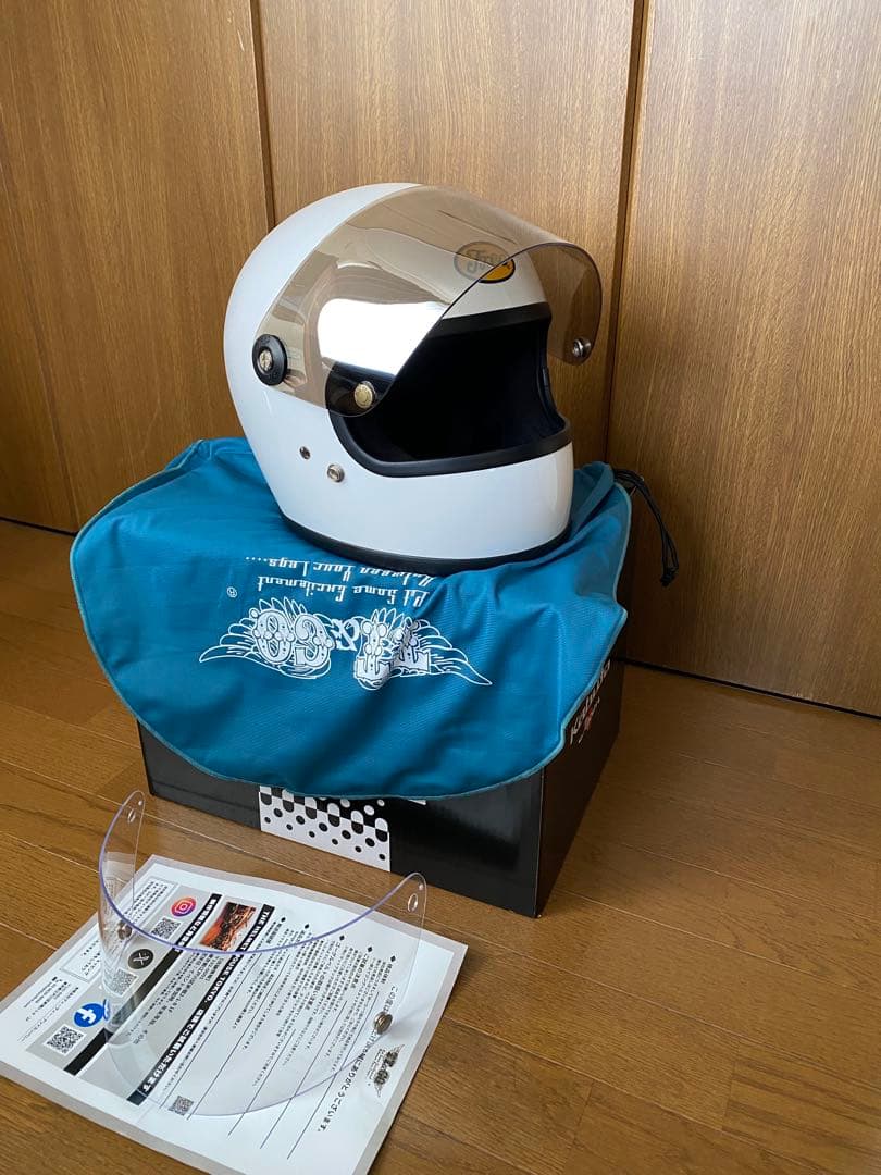 TT&CO.スター フルフェイスヘルメット ホワイト