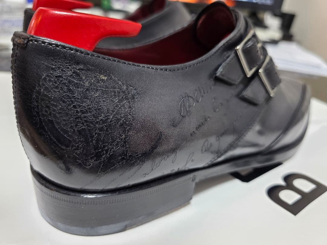 【80万円スペシャルオーダー】ベルルッティ　アート　ダブルモンク　着用3回美品