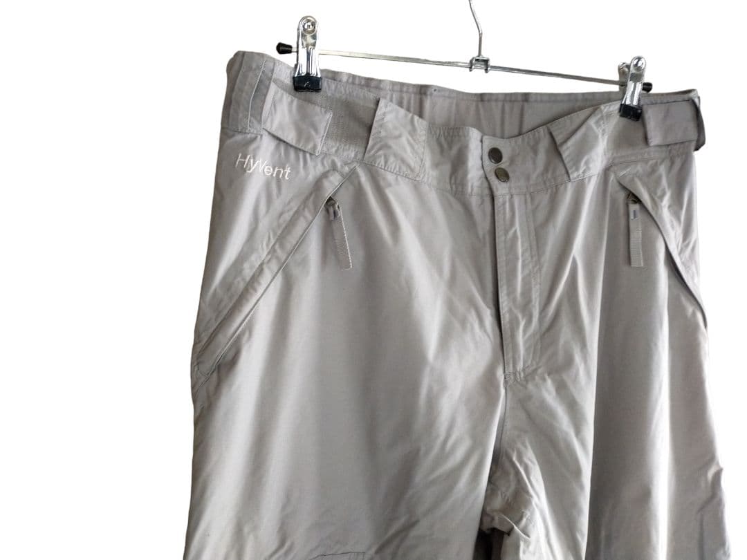 【高機能】US ノースフェイス HYVENT スノーボード パンツ グレー L