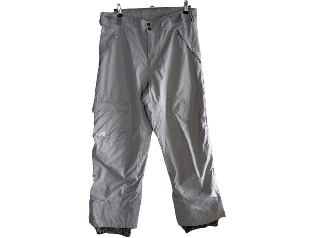 【高機能】US ノースフェイス HYVENT スノーボード パンツ グレー L
