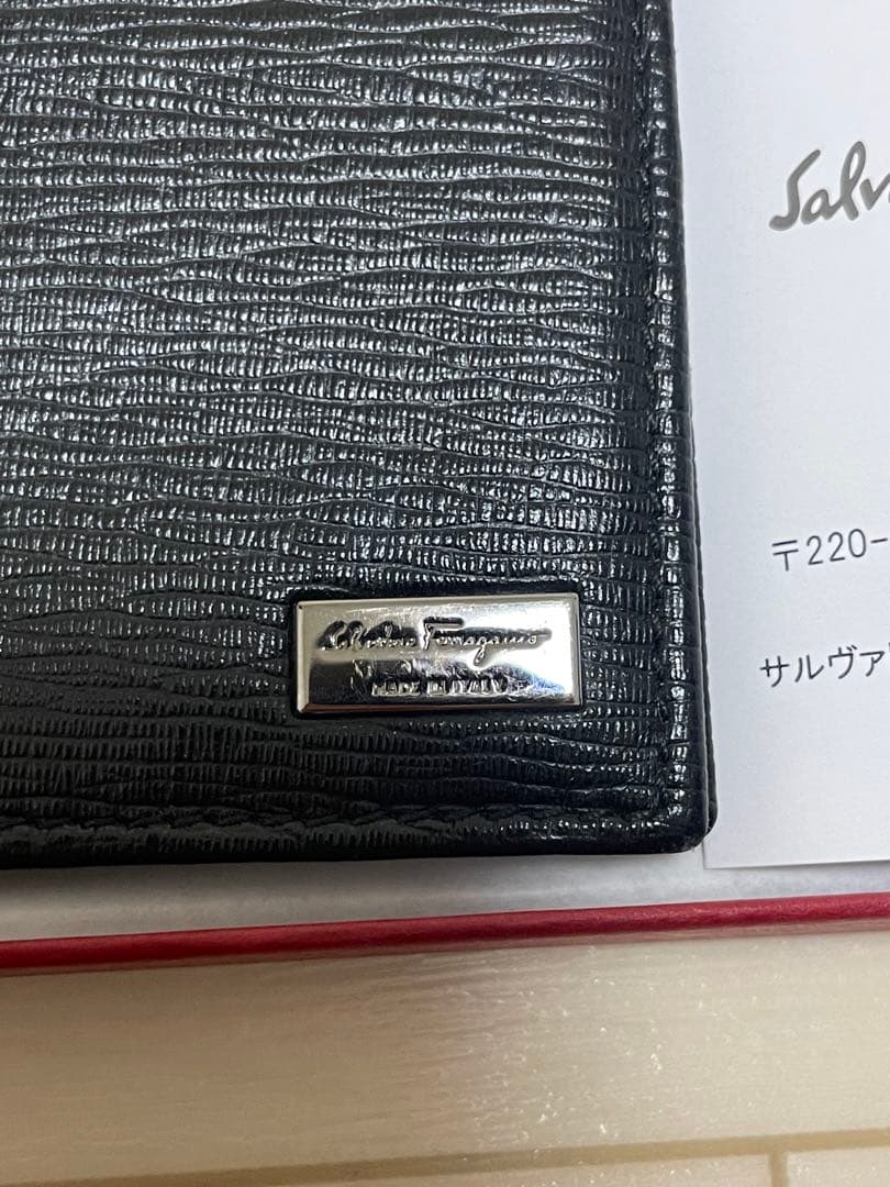 【値下げ】Salvatore Ferragamo ブラック マネークリップ