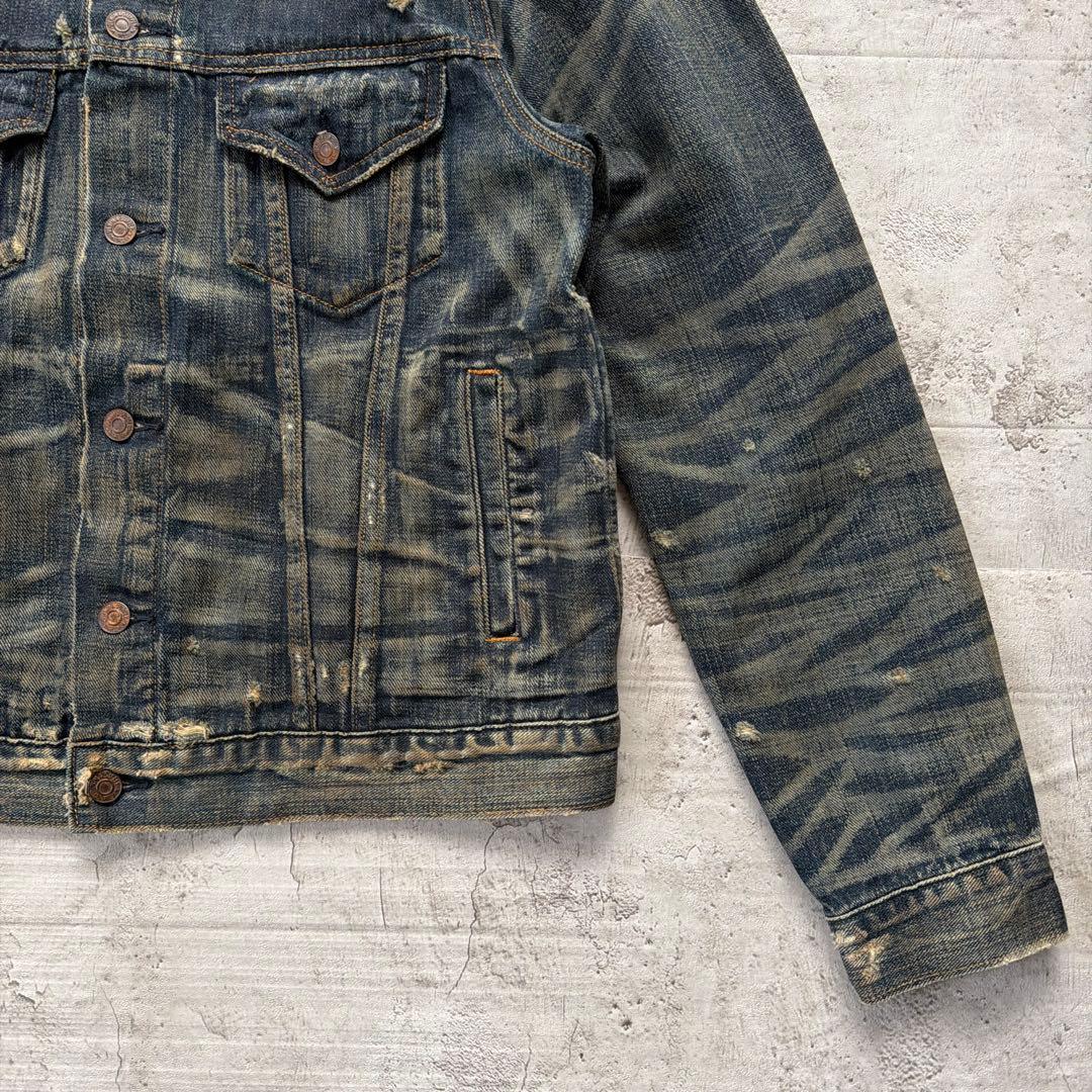 DENIM & SUPPLY デニムジャケット アートピース　サイズL