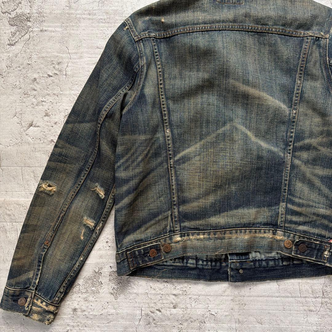 DENIM & SUPPLY デニムジャケット アートピース　サイズL
