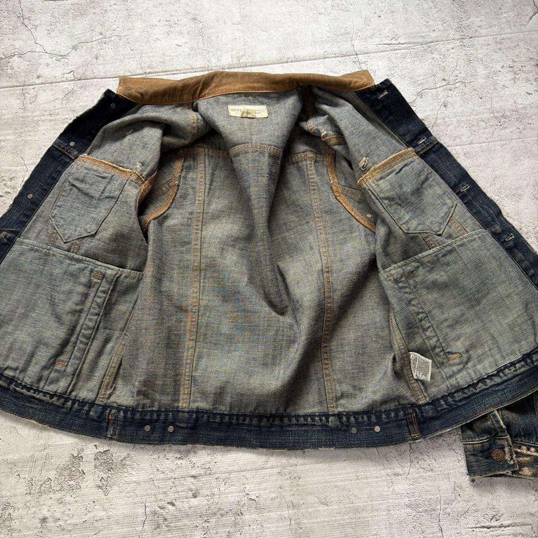 DENIM & SUPPLY デニムジャケット アートピース　サイズL