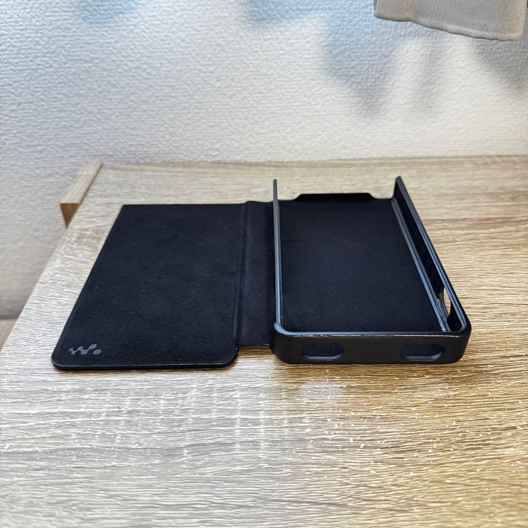 【美品】ソニー ウォークマンNW-ZX707 純正レザーケース&ストラップセット