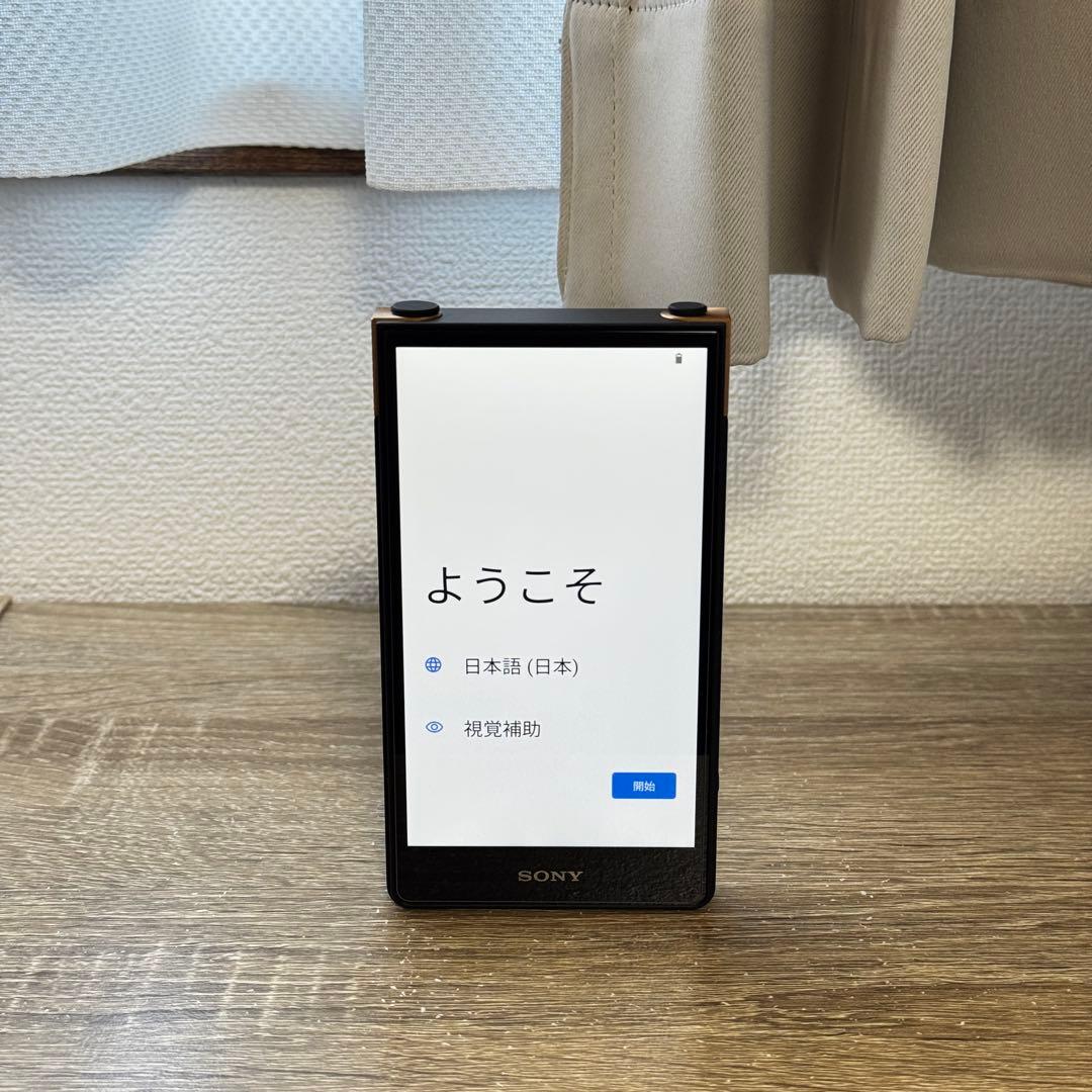 【美品】ソニー ウォークマンNW-ZX707 純正レザーケース&ストラップセット