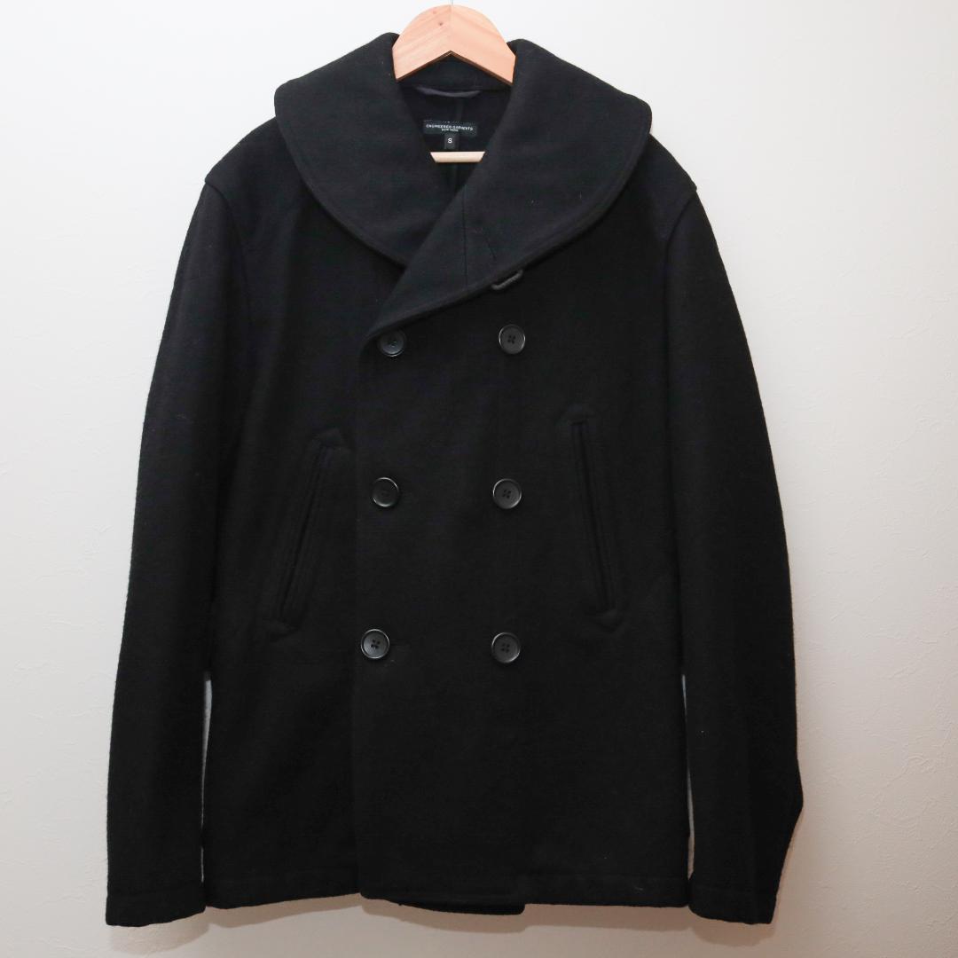 【美品】ENGINEERED GARMENTS ブラックピーコート S