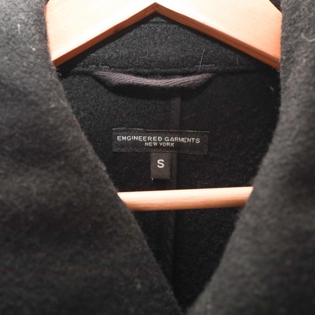 【美品】ENGINEERED GARMENTS ブラックピーコート S
