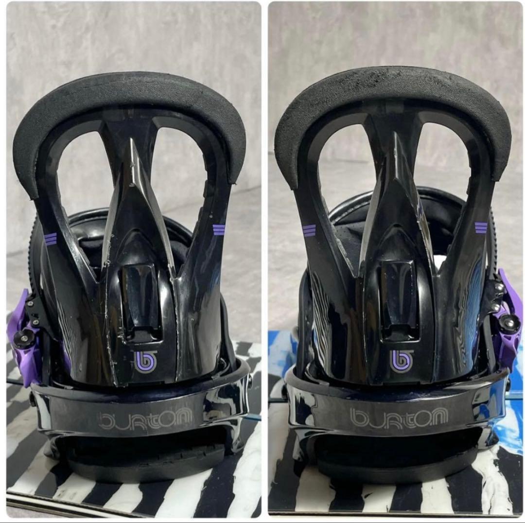 スノーボードセットバートンフェザーレディース3点 144cm24.5cm激安❣️