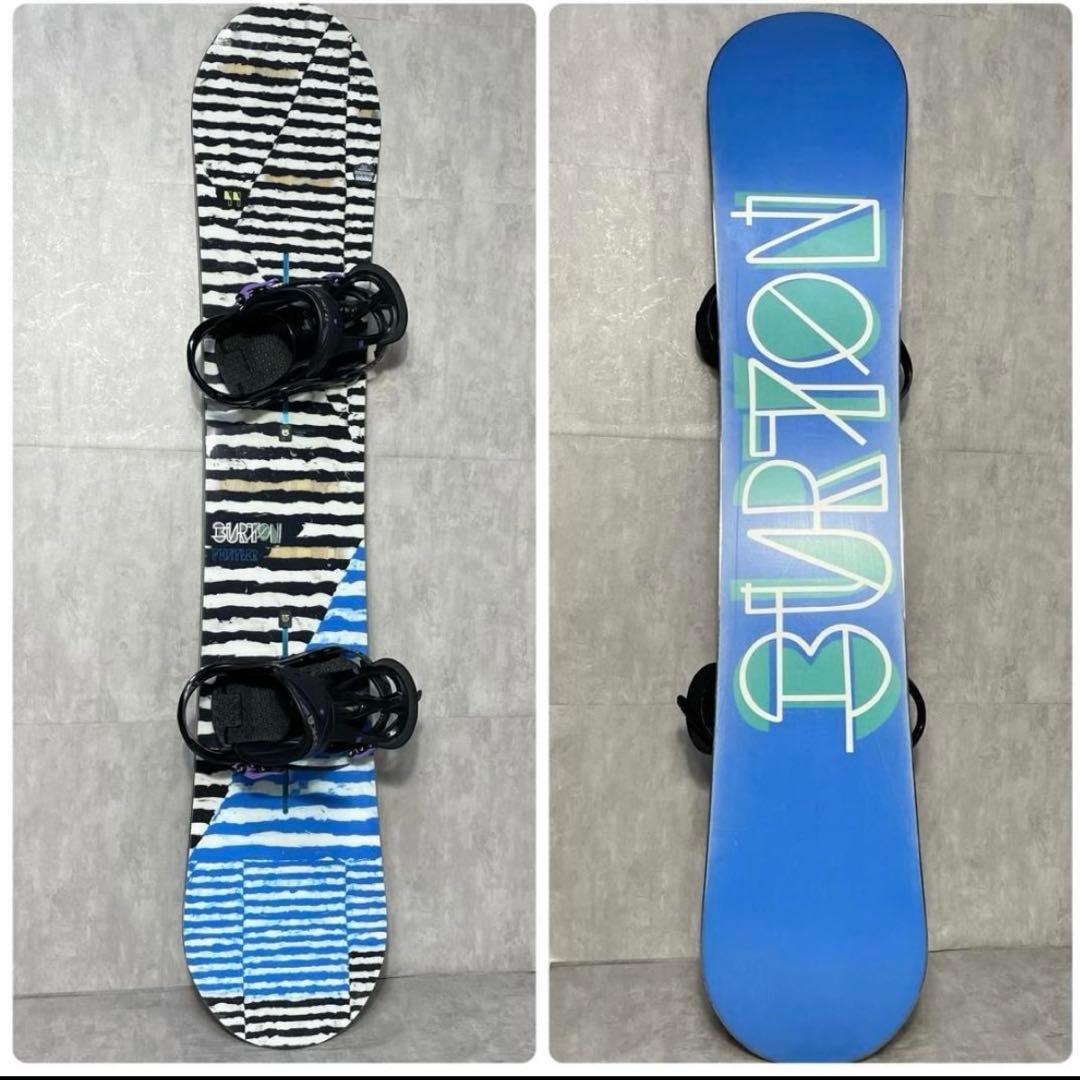 スノーボードセットバートンフェザーレディース3点 144cm24.5cm激安❣️