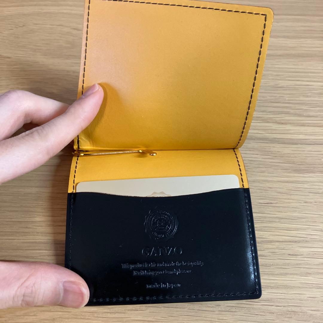 GANZO マネークリップ　ホーウィン社シェルコードバン