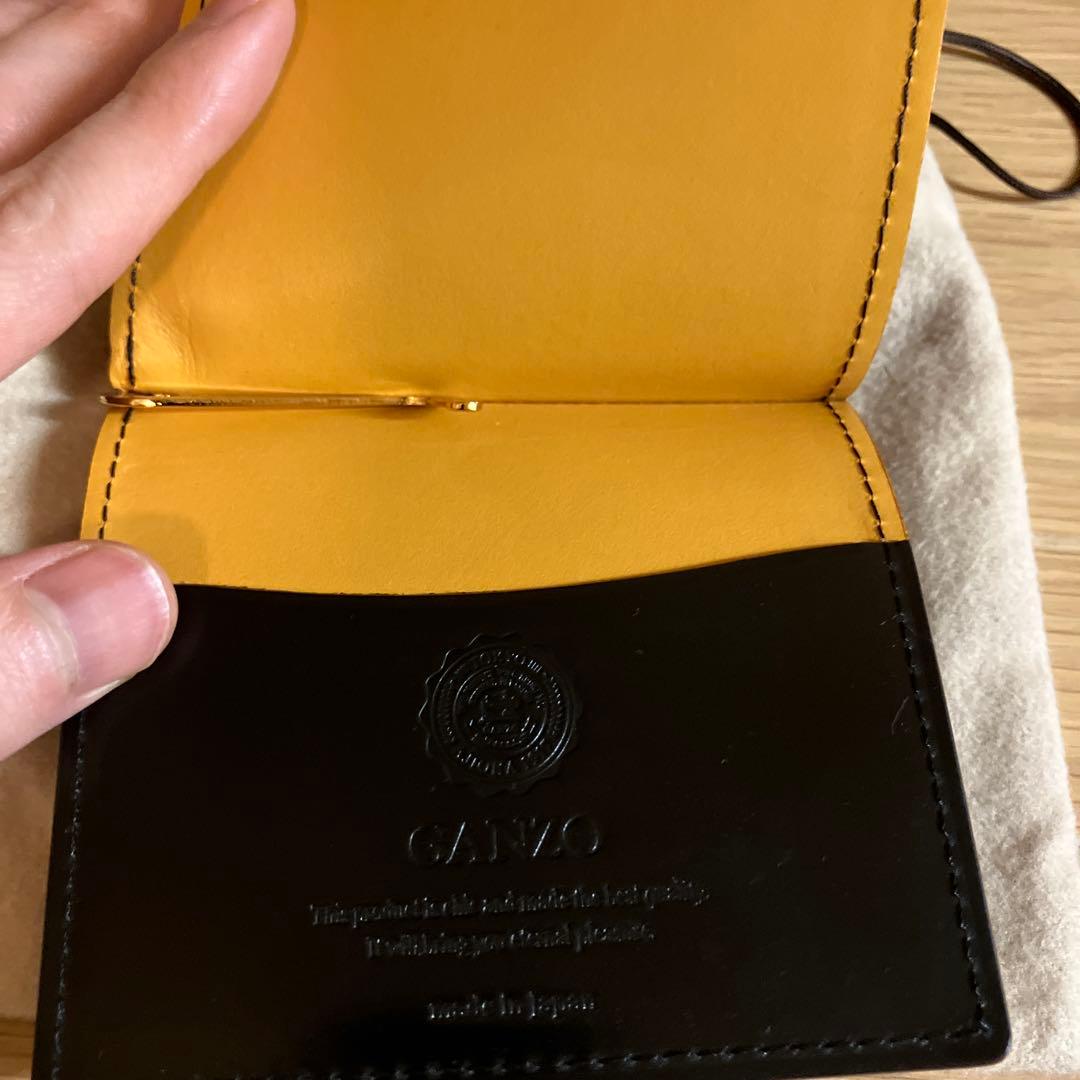 GANZO マネークリップ　ホーウィン社シェルコードバン