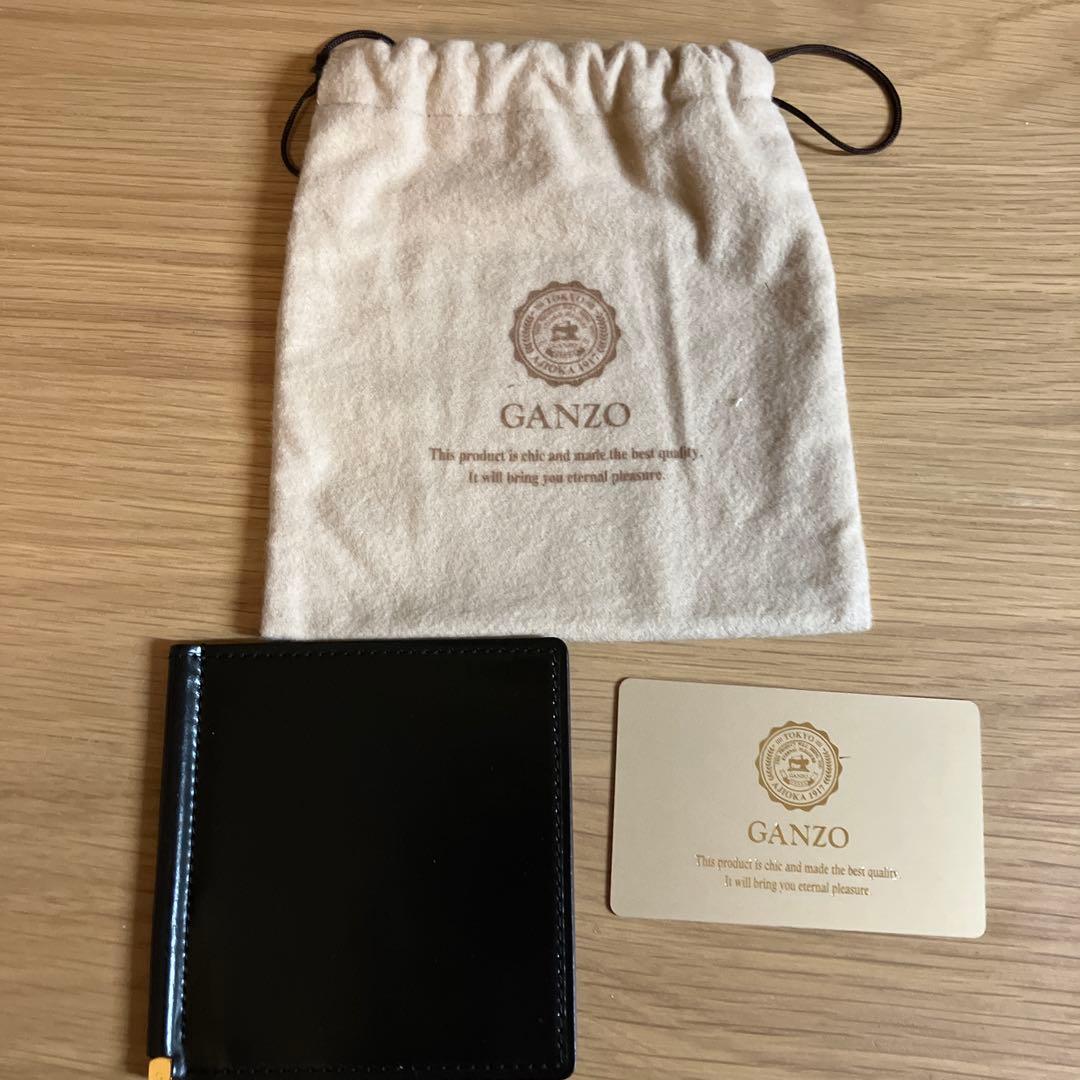 GANZO マネークリップ　ホーウィン社シェルコードバン