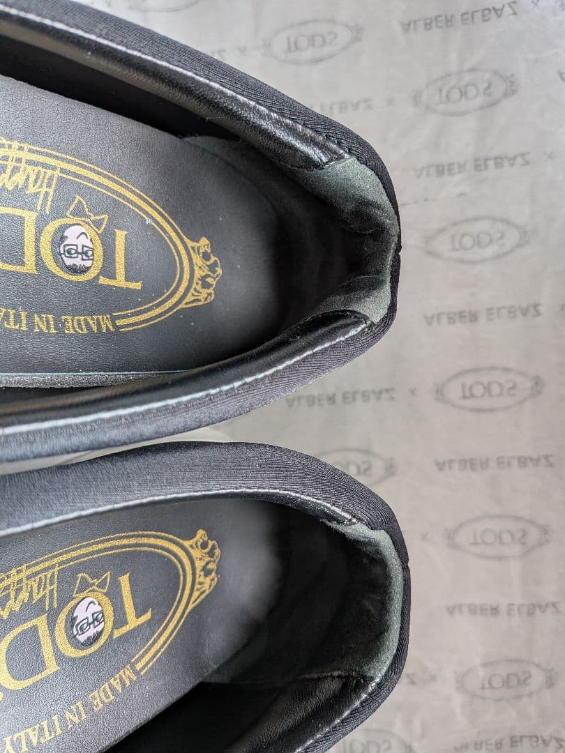 TOD'S ブラック モカシンスニーカー 37