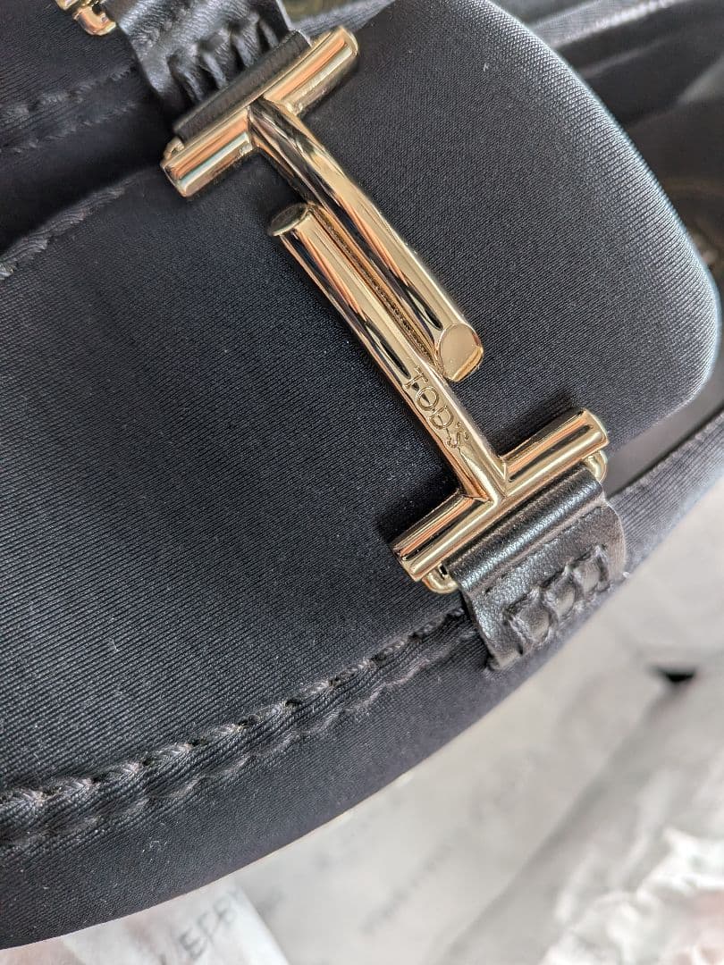 TOD'S ブラック モカシンスニーカー 37