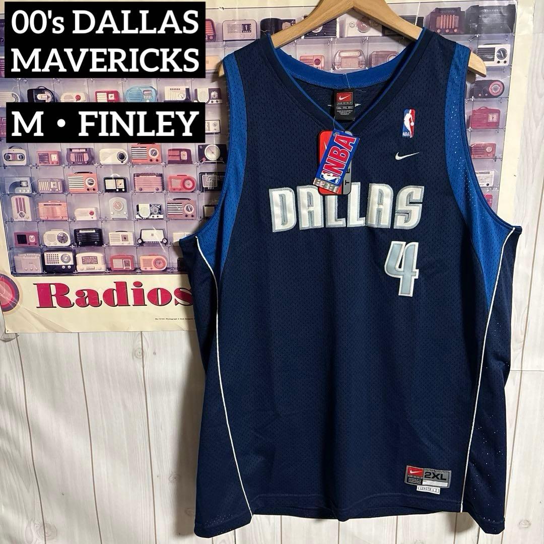 00s NIKE NBAダラスマーベリックスマイケルフィンリーユニフォームマブス