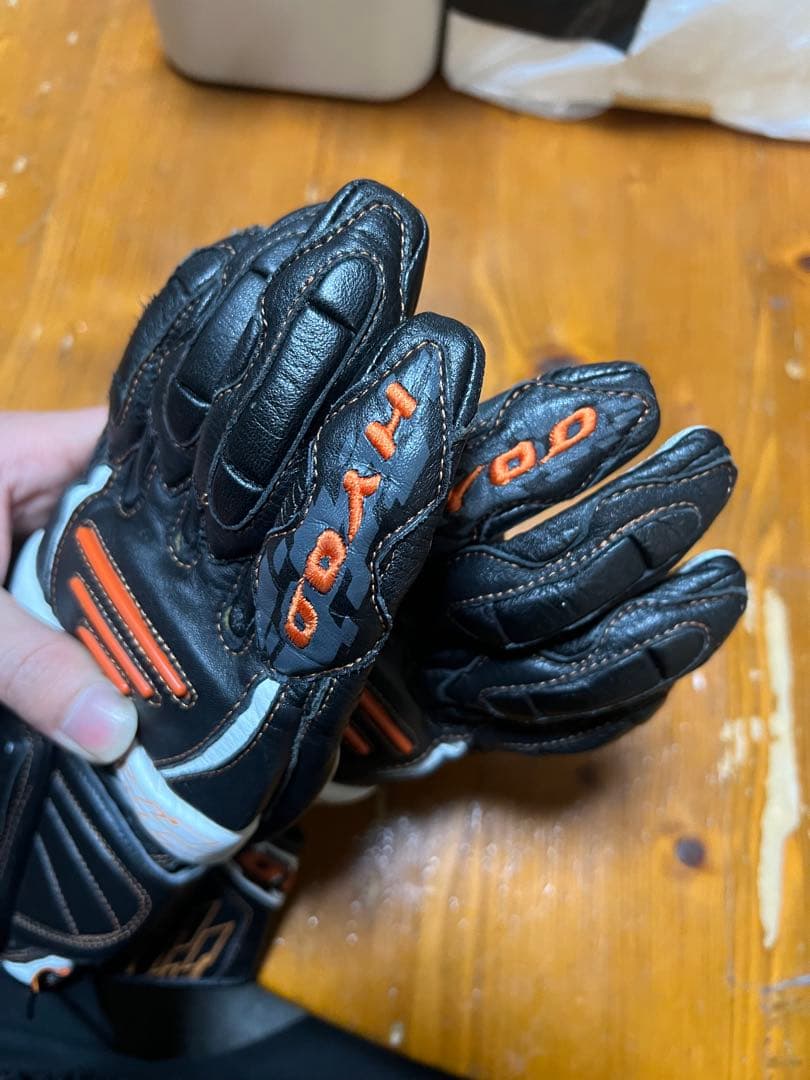 【美品】HYOD D3O レーシンググローブ Mサイズ