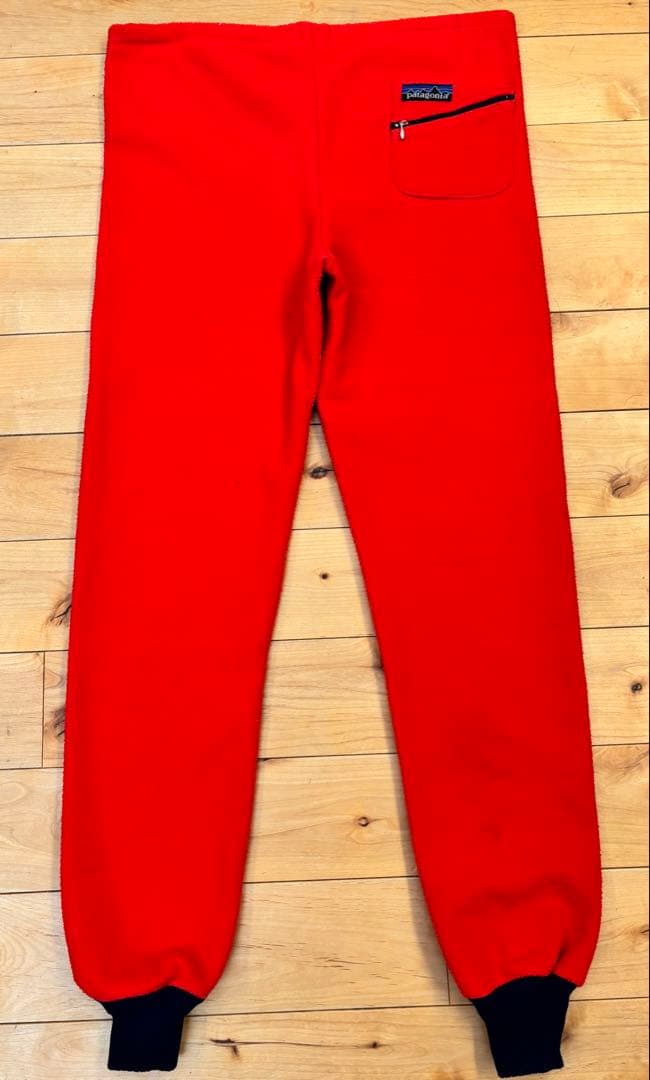 クイーン）レア　珍品　パタゴニア　フリースパンツ　リブ付き　XLXXL 古