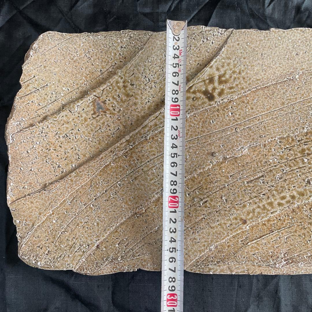 塩釉　板皿　大皿