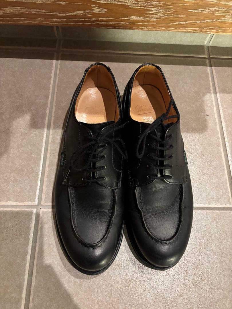 パラブーツ シャンボード ブラック サイズ7.5 極美品