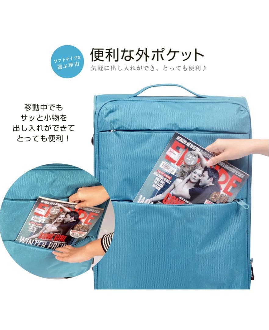 ★送料込み★【新品未使用】[グリフィンランド] 軽量スーツケース Mサイズ