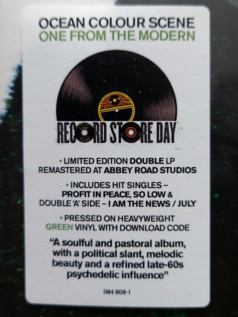 洋楽 OCEAN COLOUR SCENE / One From The Modern