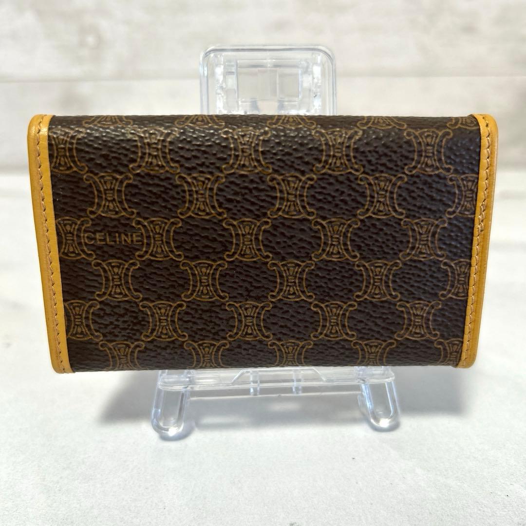 美品　CELINE マカダム柄 キーケース セリーヌ　ヴィンテージ