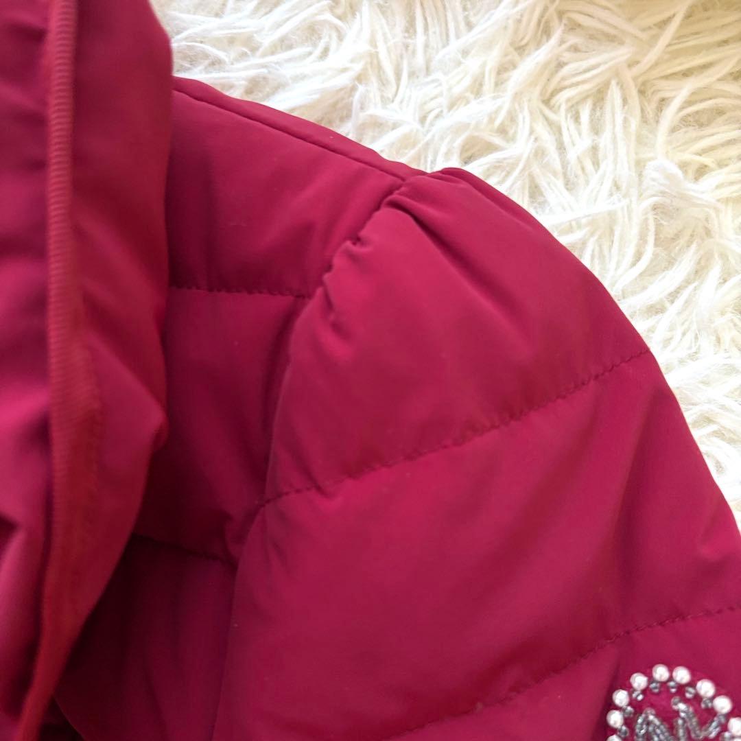 【美品】ダウンコート　リボン　エムズグレイシー　カメリアダブルジップジップ　38