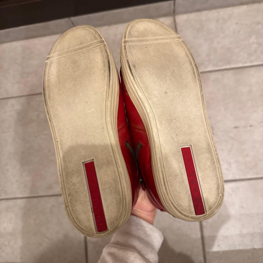 PRADA ハイカットスニーカー