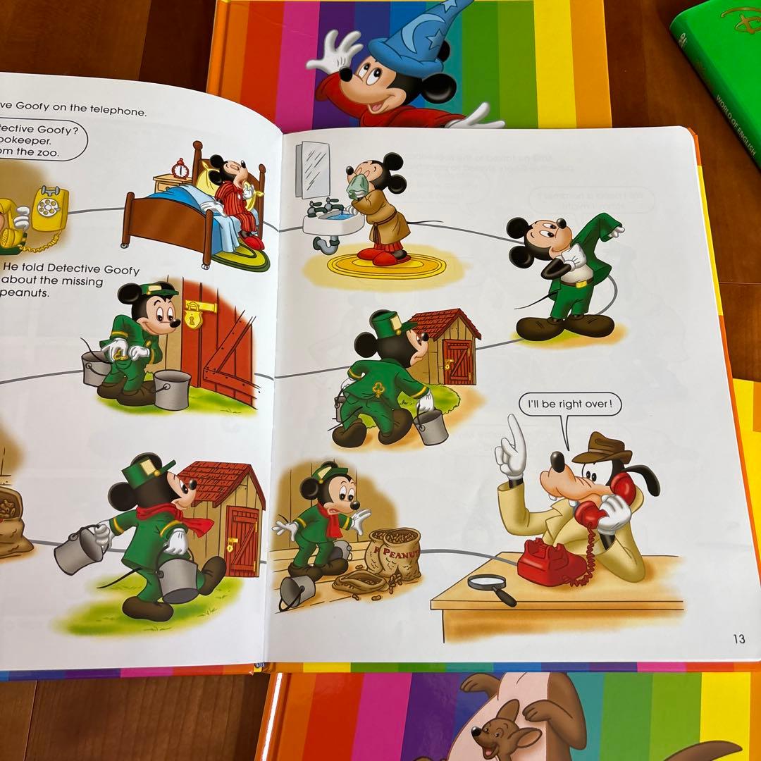 Disney's World of English DVD 絵本1-12 セット
