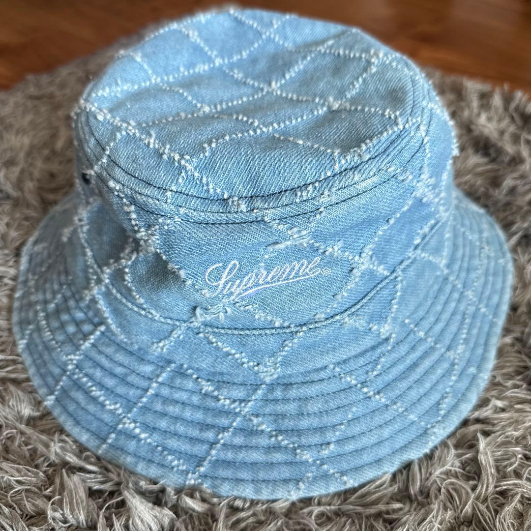 supreme バケットハット デニム