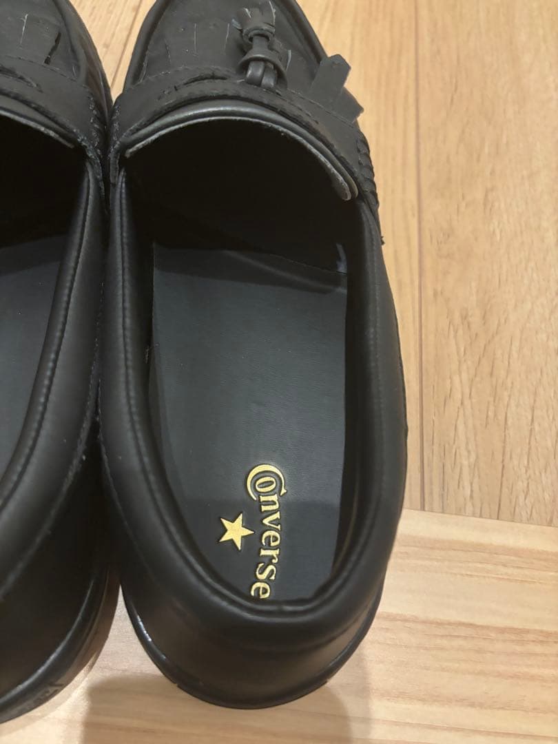 converse ブラック タッセル ローファー 27㎝