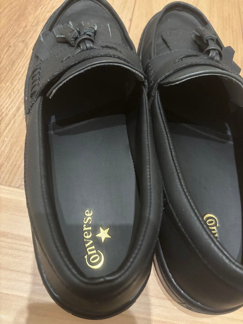 converse ブラック タッセル ローファー 27㎝