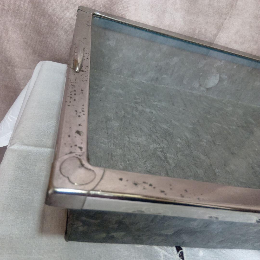 ♥ヴィンテージ　ブリキガラスケース　昭和レトロ♥