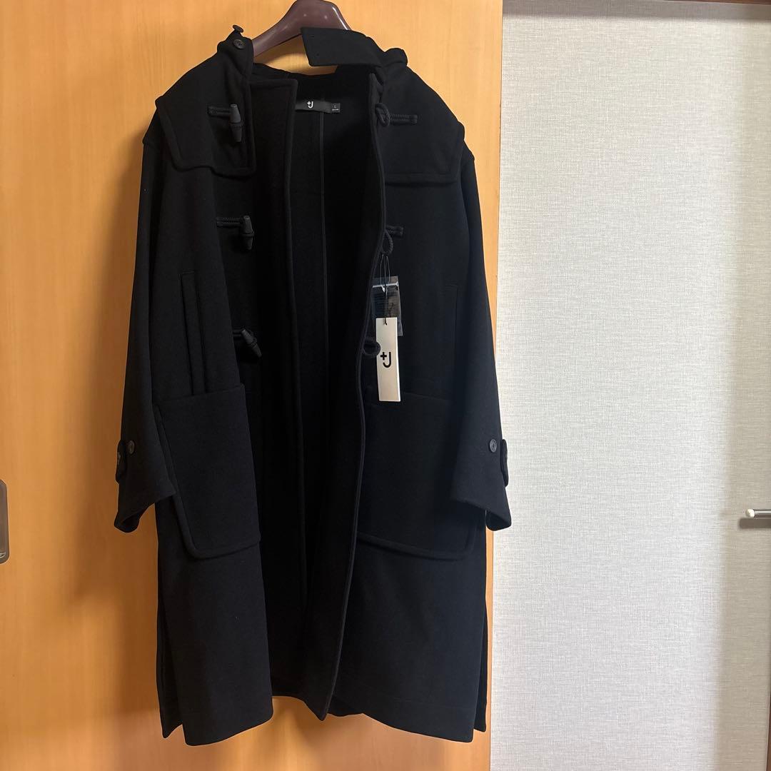 新品未使用・タグ付き｜UNIQLO +J ダッフルコート Lサイズ　ブラック