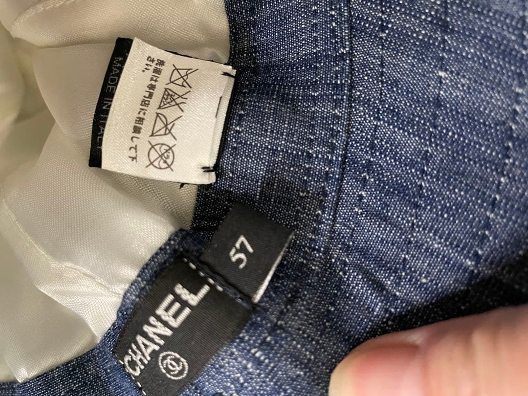 ⭐️CHANELデニムハット(未使用品)⭐️