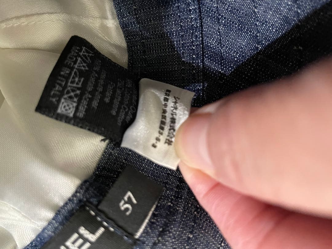 ⭐️CHANELデニムハット(未使用品)⭐️