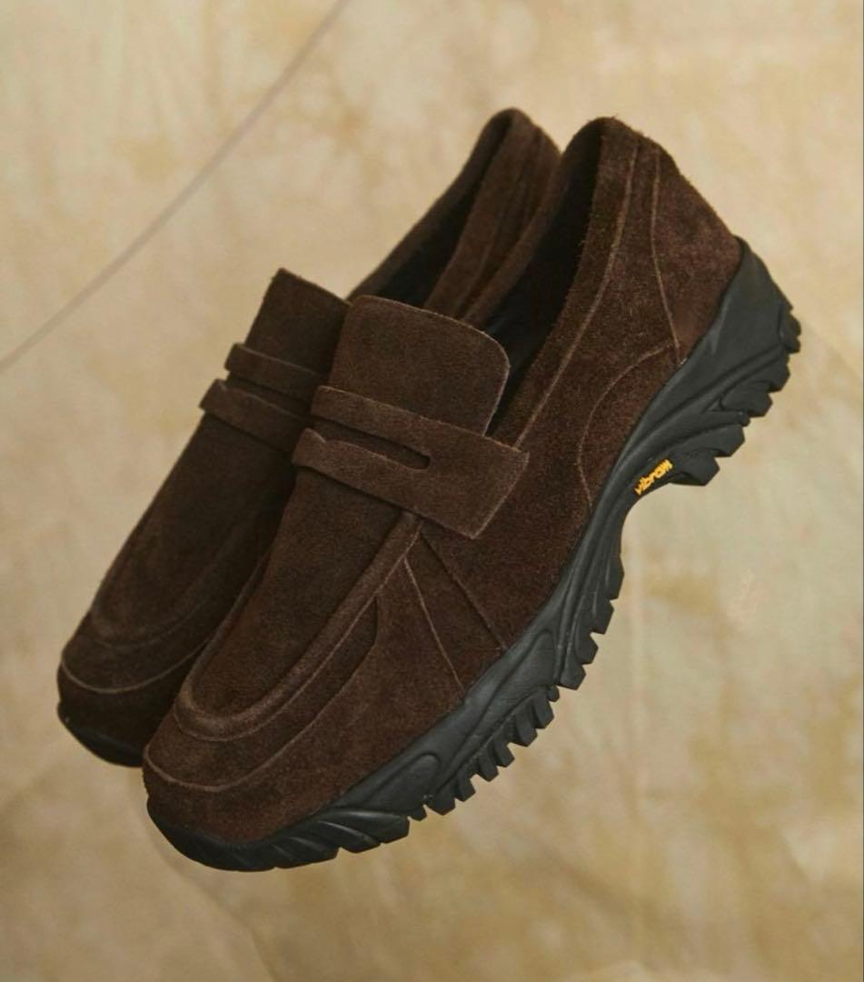 完売品VIBRAM×OPENING ACTローファースニーカー 26.5