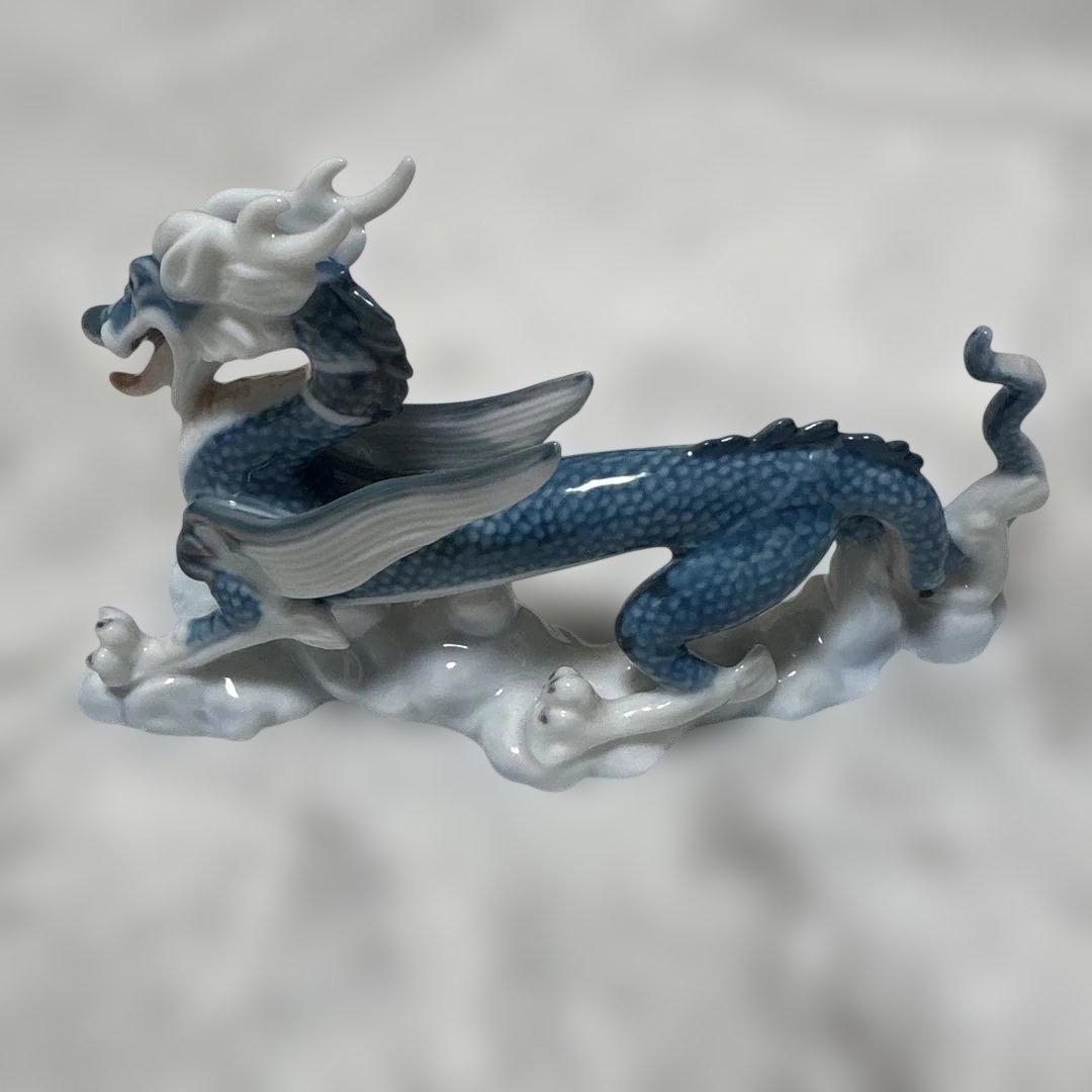 美品　2012 ロイヤルコペンハーゲン 807 陶磁器 翔龍フィギュリン