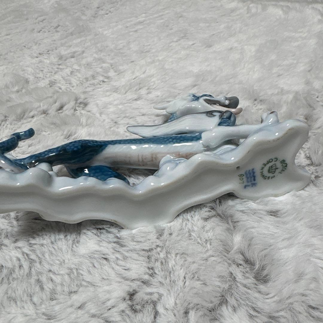 美品　2012 ロイヤルコペンハーゲン 807 陶磁器 翔龍フィギュリン