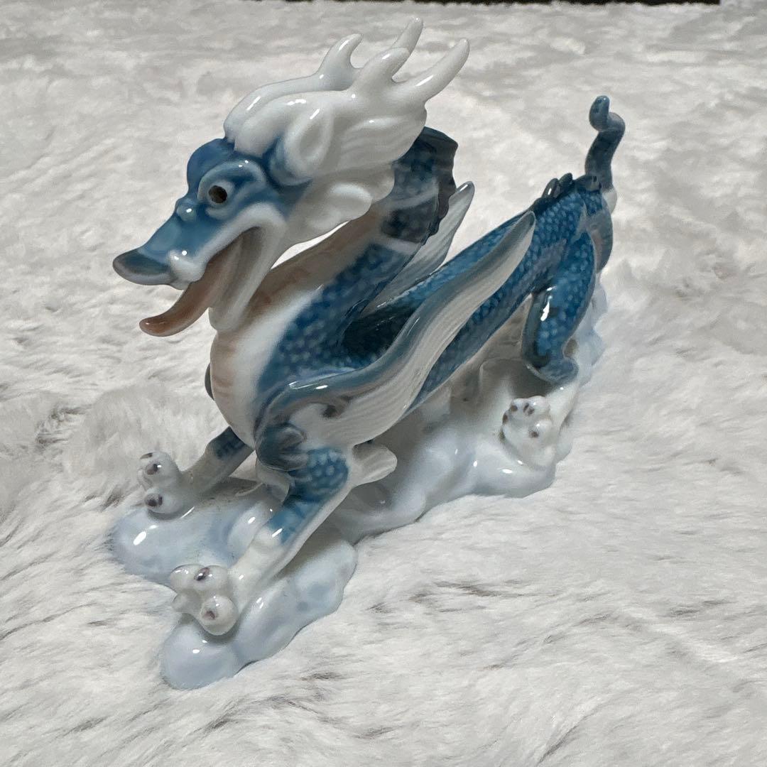 美品　2012 ロイヤルコペンハーゲン 807 陶磁器 翔龍フィギュリン