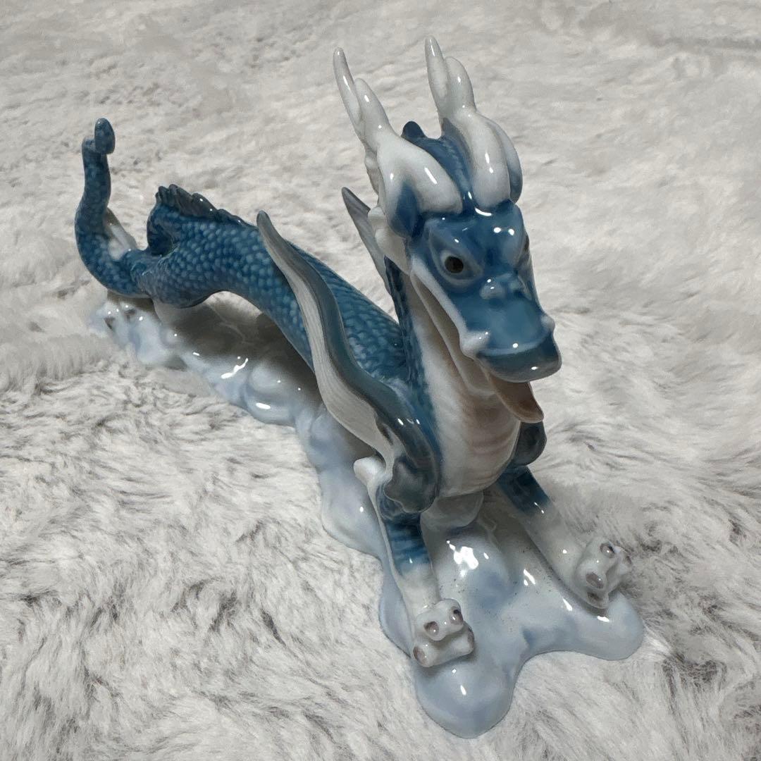 美品　2012 ロイヤルコペンハーゲン 807 陶磁器 翔龍フィギュリン