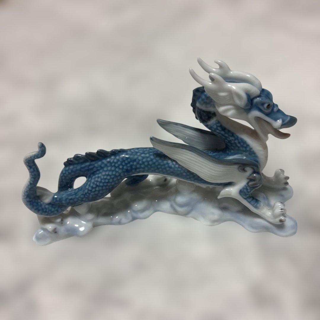 美品　2012 ロイヤルコペンハーゲン 807 陶磁器 翔龍フィギュリン