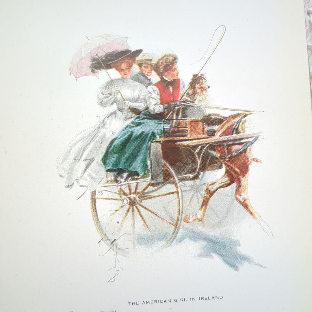 稀少1912年アンティーク 画集 洋書 絵本 児童書 ヴィクトリアン ヴンテージ