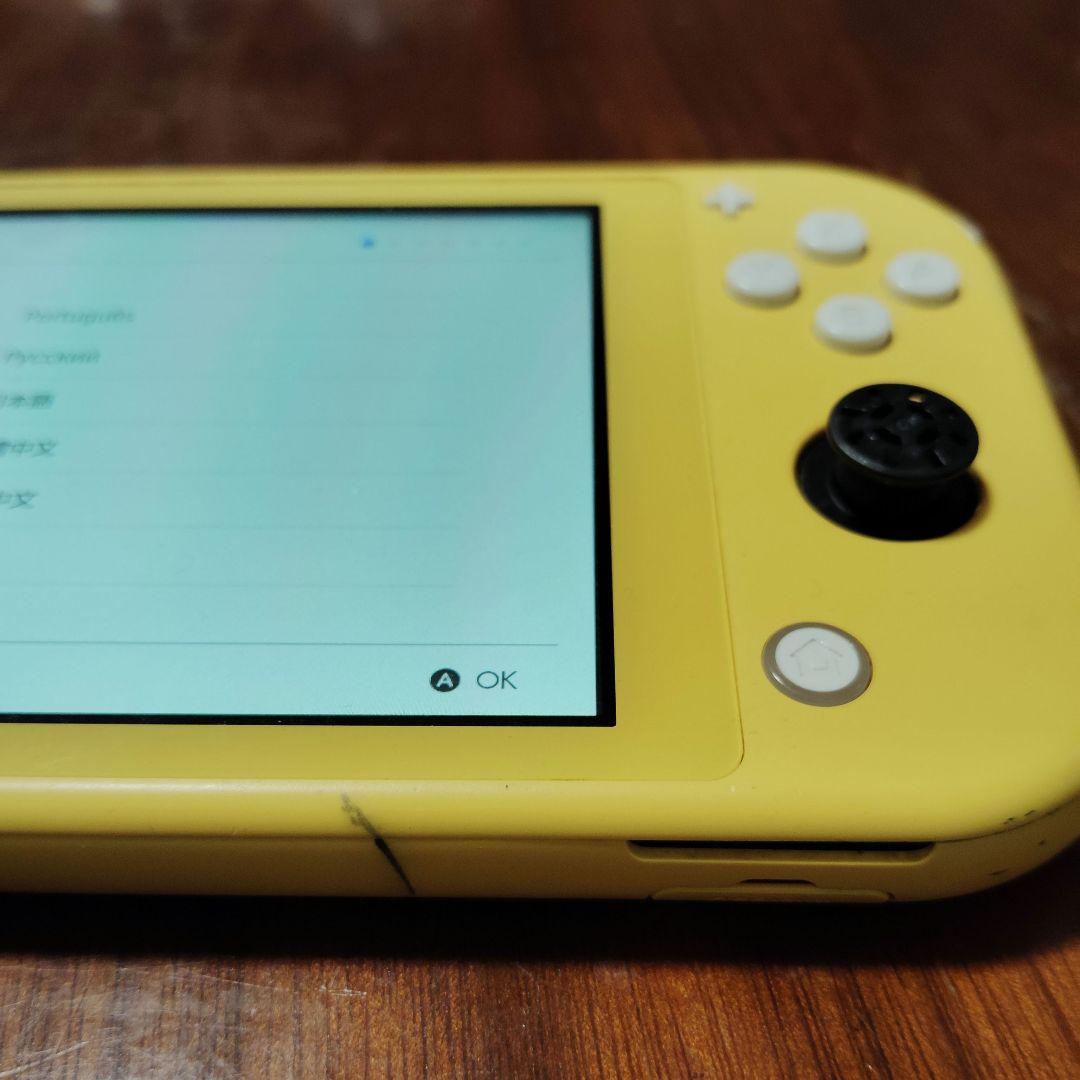 【ジャンク品】Nintendo Switch Lite イエロー 充電器付き