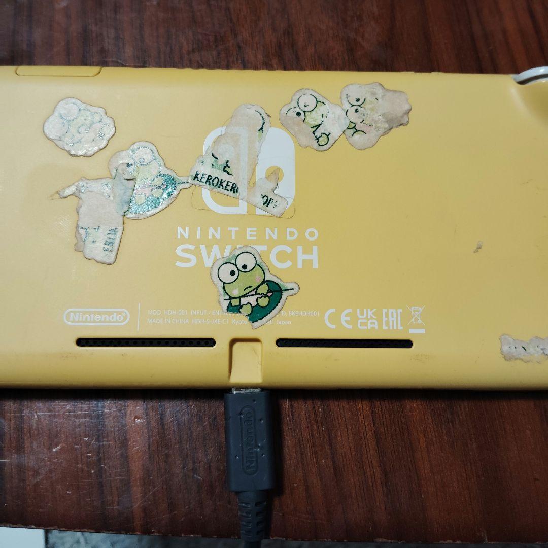 【ジャンク品】Nintendo Switch Lite イエロー 充電器付き